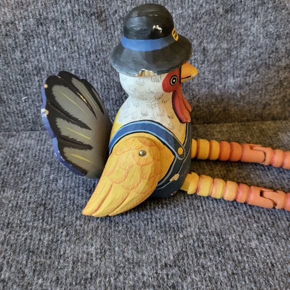 Handpainted Rooster Shelf Sitter - Picture 7 of 7